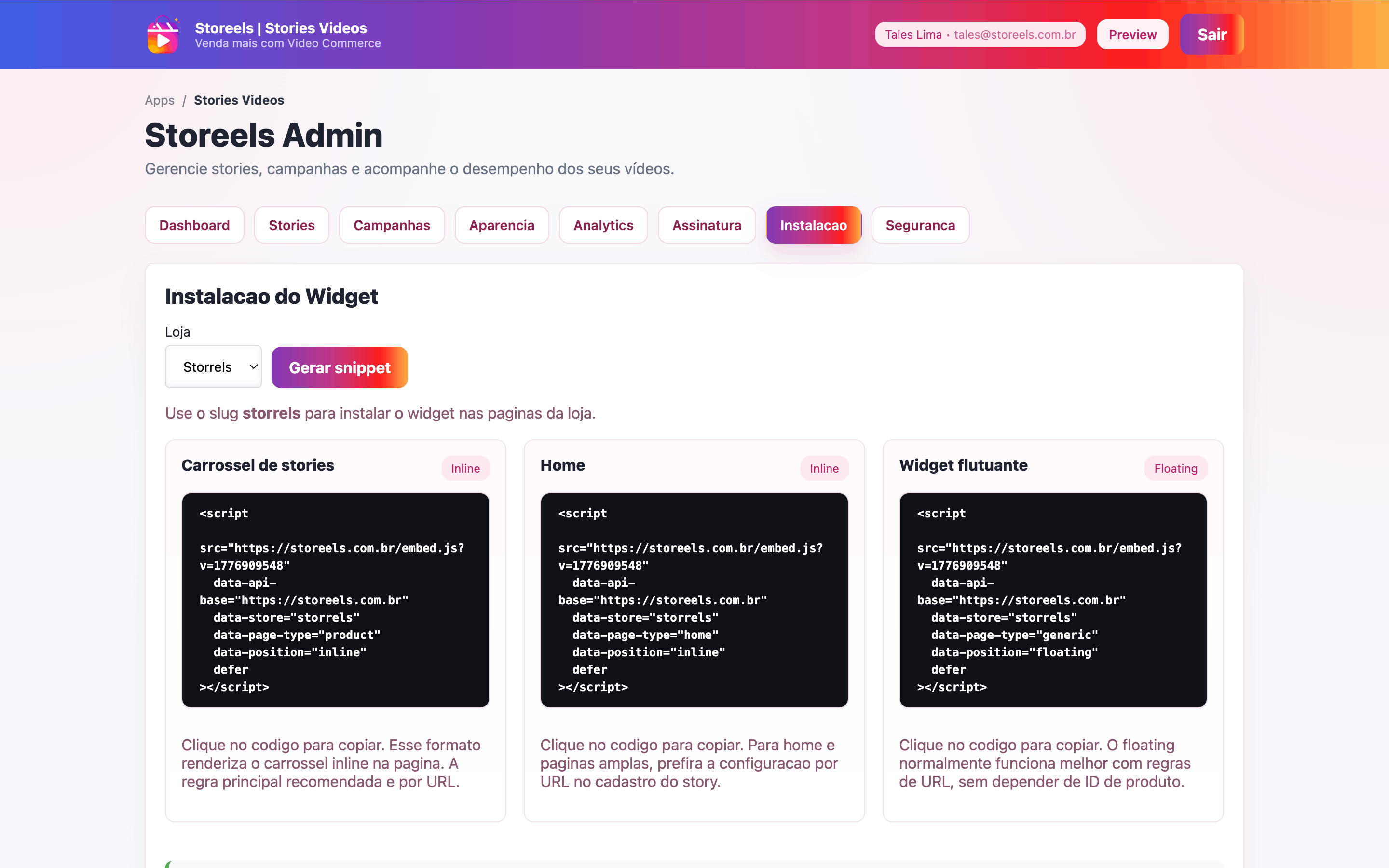 Imagem 8 do projeto Storeels | Video Commerce para Ecommerce