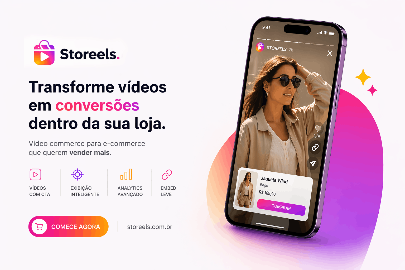 Imagem do projeto Storeels | Video Commerce para Ecommerce