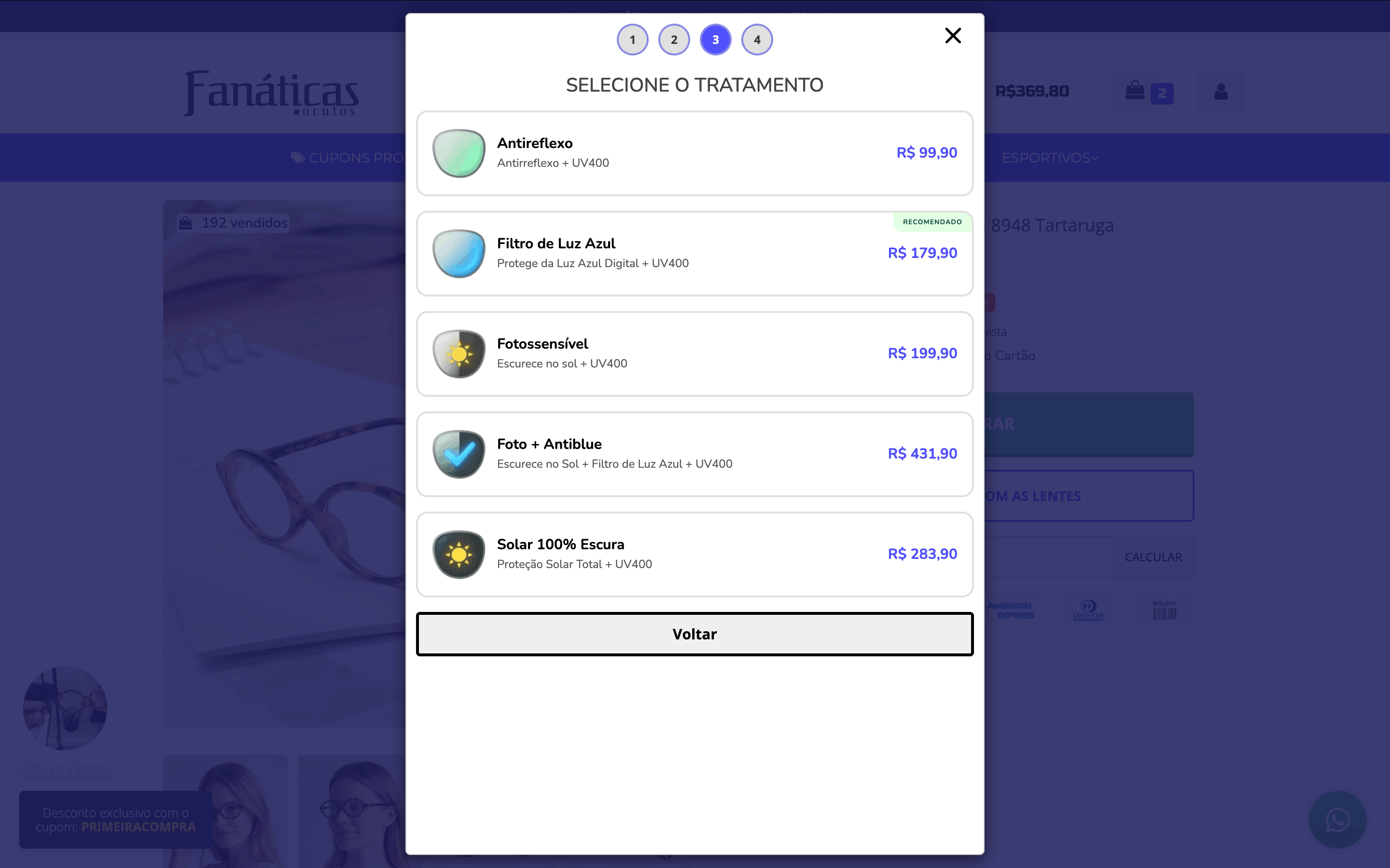 Imagem 4 do projeto Oculos Fanaticas | Otica Online e Ecommerce