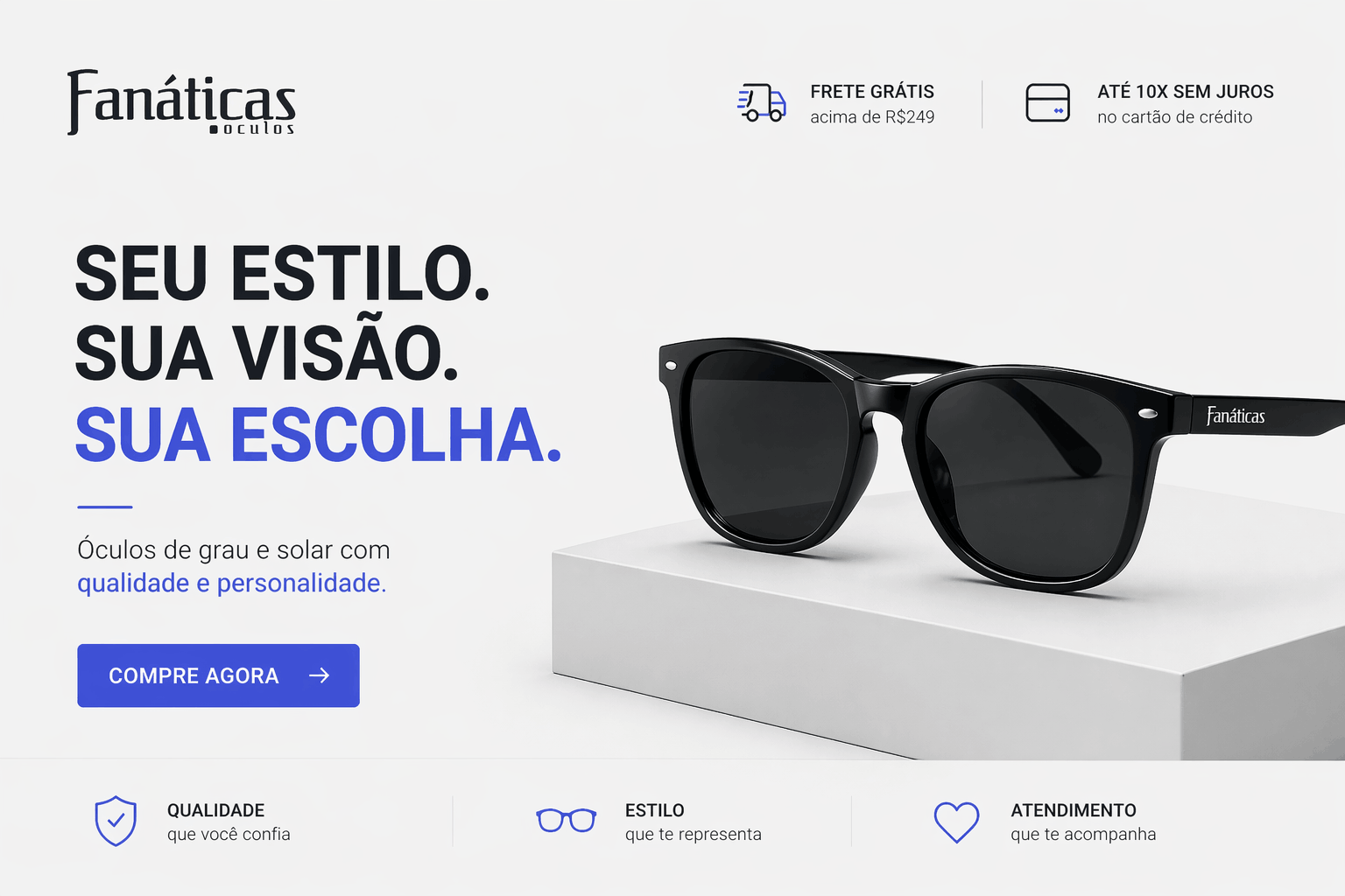 Imagem do projeto Oculos Fanaticas | Otica Online e Ecommerce